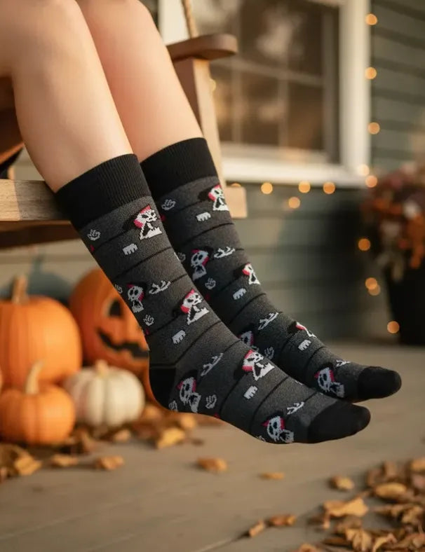 Calcetines Halloween Diseño De Billy Y Mandy