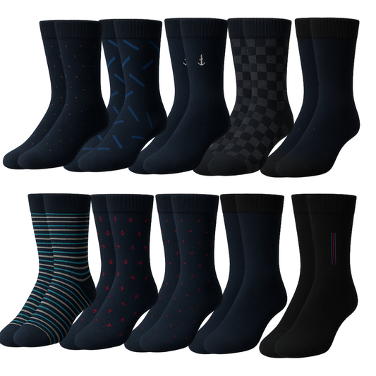 Calcepack Calcetines De Vestir De Caballero Algodón 5 Pares