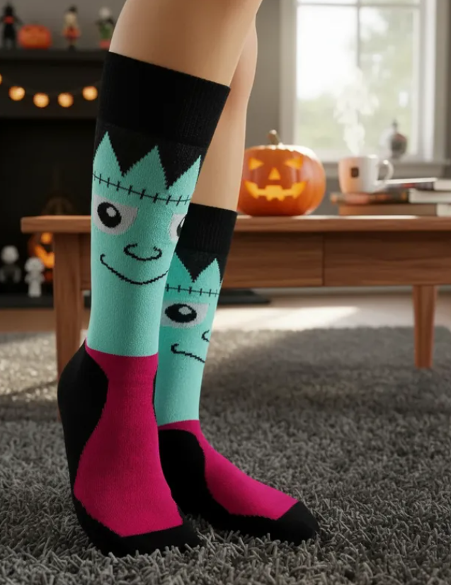 Calcetines Halloween "Frankenstein"