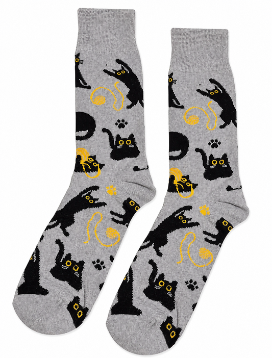 Calcetines Divertidos "Gatos Salem"