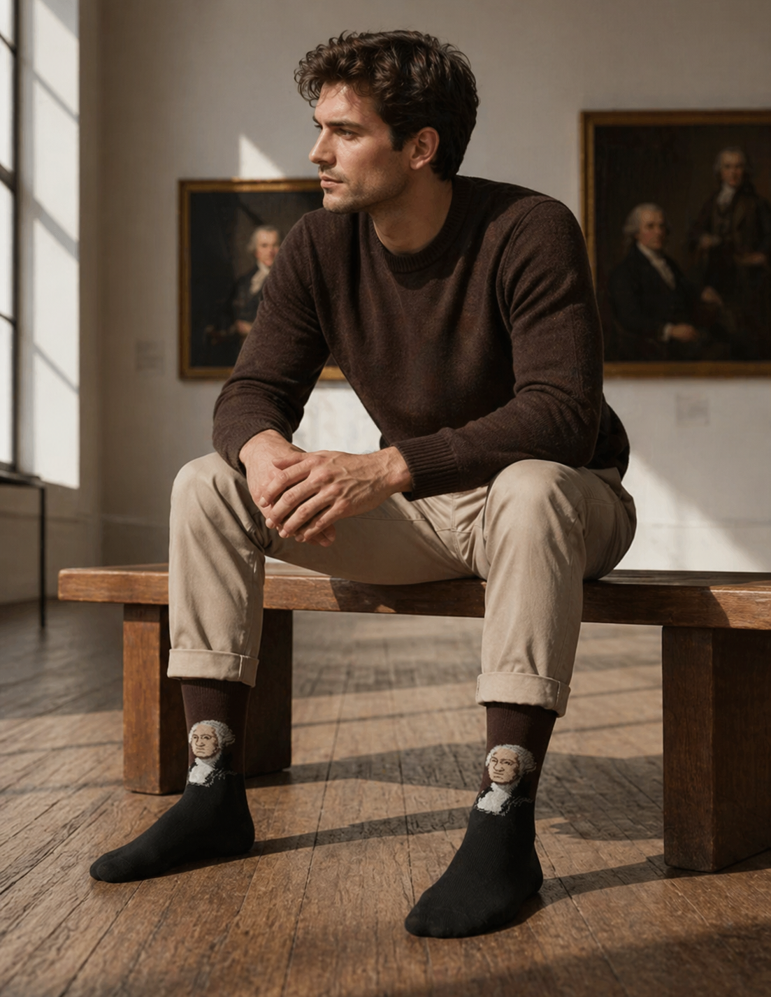 Calcetines Arte "George Washington"
