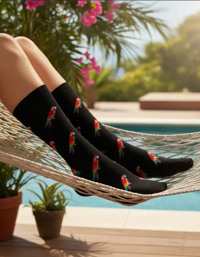 Calcetines Divertidos "Guacamayas"