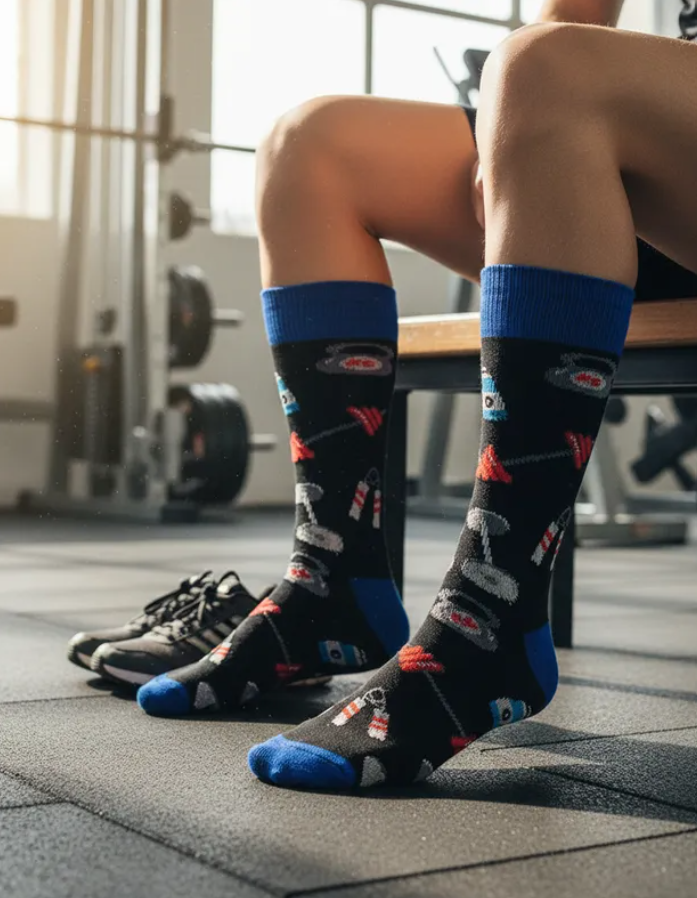 Calcetines Divertidos "Pesas GYM"