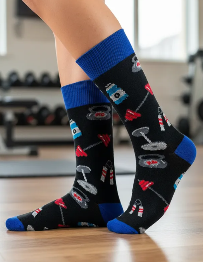 Calcetines Divertidos "Pesas GYM"