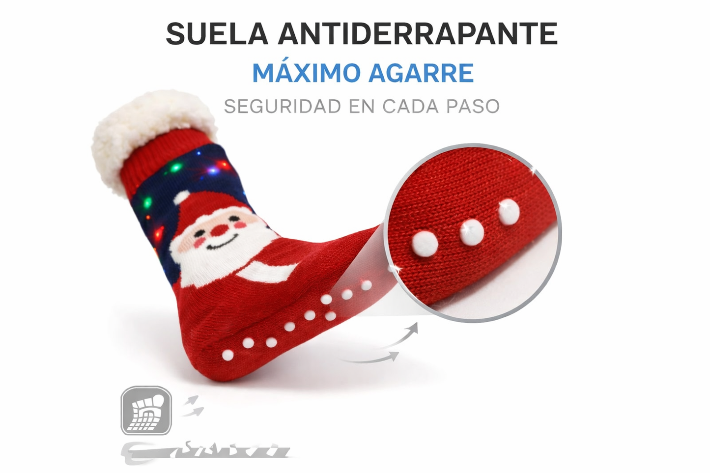 Calcetines De Borrego Niñ@ Peluche Térmicas Invierno 2 Pares