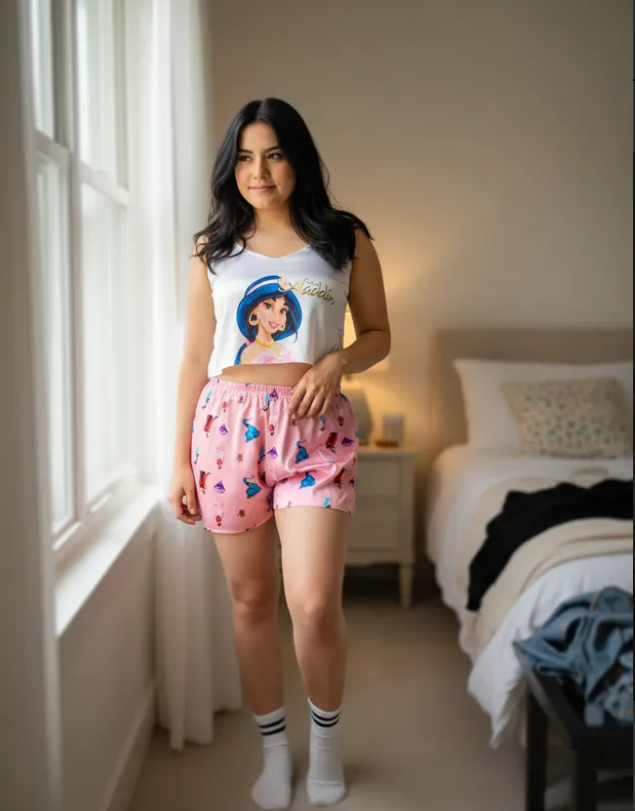 Pijama Mujer Top/Short Frescas Moda "Jazmín"
