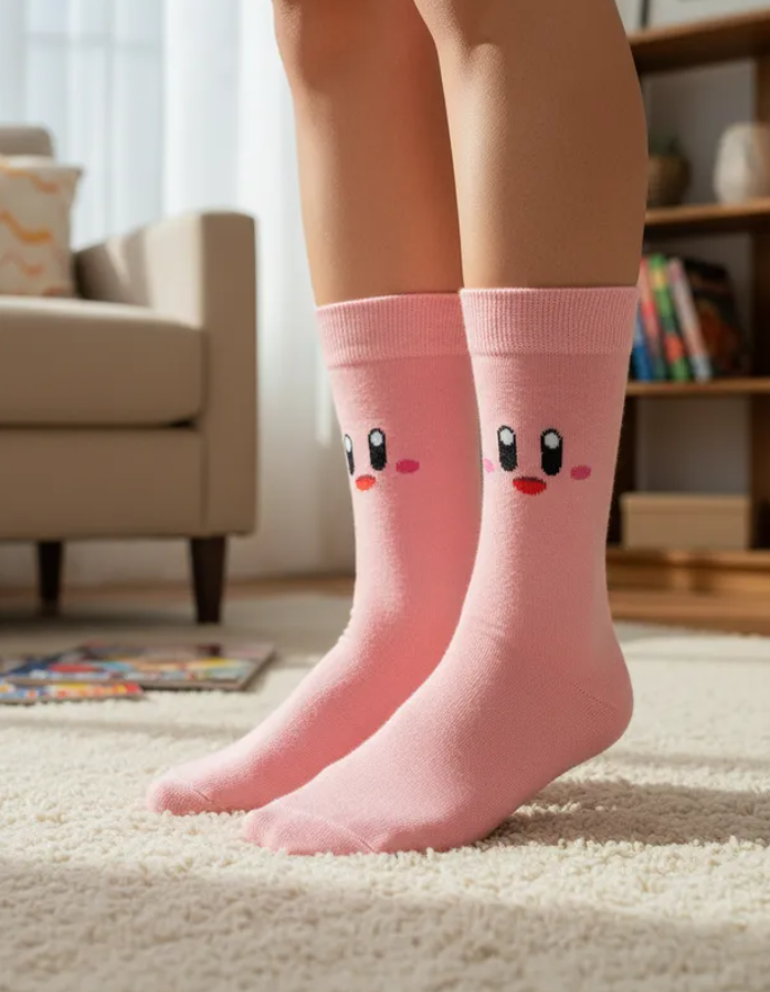 Calcetines Divertidos "Kirby"