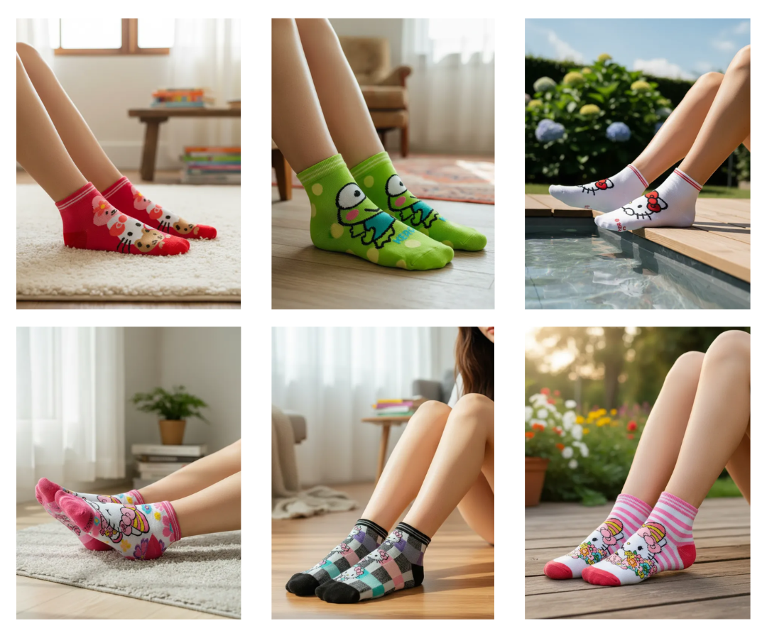 Tines De Hello Kitty Dama Calidad Moda 3 Pares