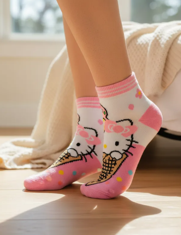 Tines De Hello Kitty Dama Calidad Moda 3 Pares