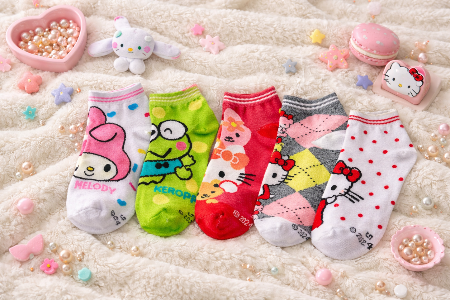 Tines De Hello Kitty Dama Calidad Moda 3 Pares