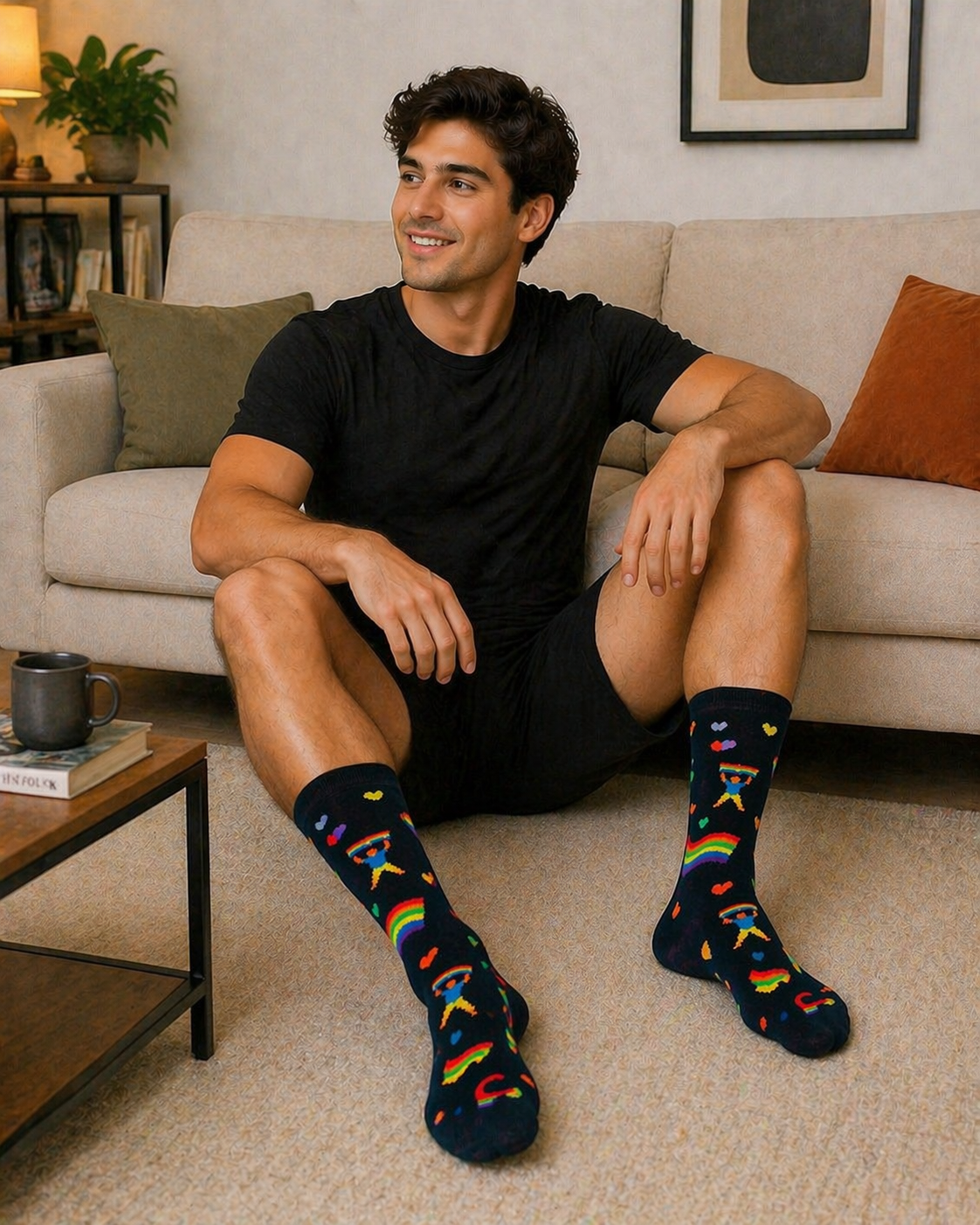 Calcetines "LGBT" Color Negro