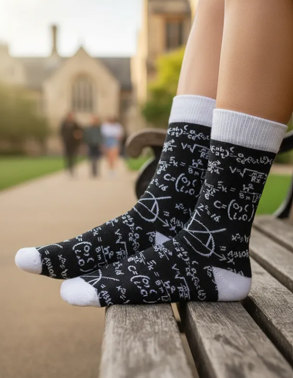 Calcetines Divertidos "Matemáticas"