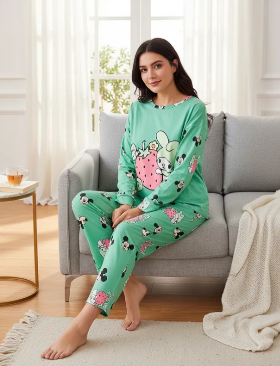 Conjunto Pijama Diseño De "Melody Fresa"