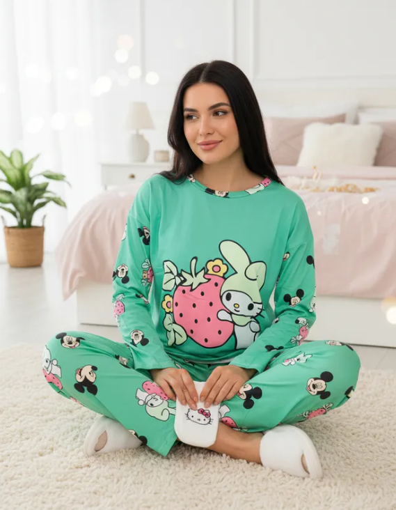 Conjunto Pijama Diseño De "Melody Fresa"