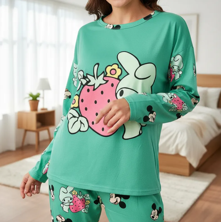 Conjunto Pijama Diseño De "Melody Fresa"