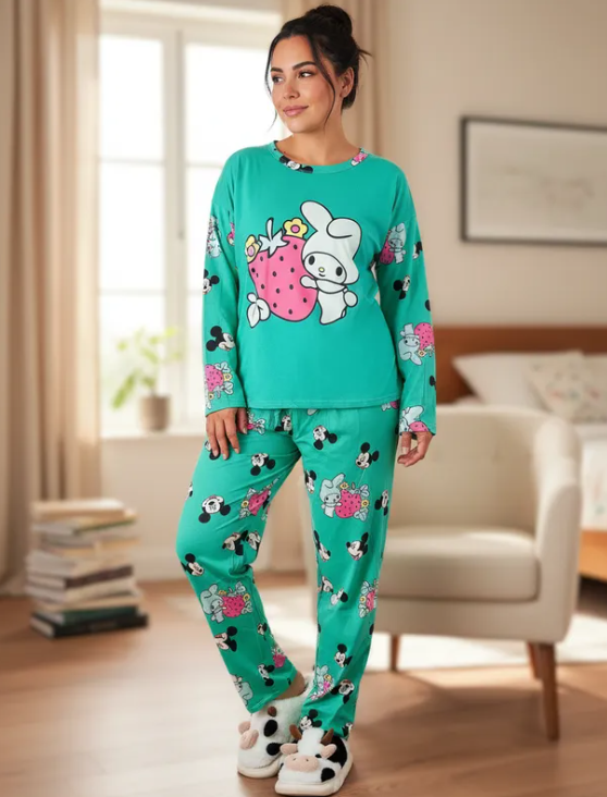 Conjunto Pijama Diseño De "Melody Fresa"