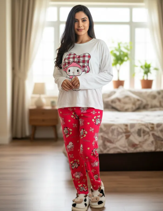 Conjunto Pijama Diseño De "Melody Con Moño"