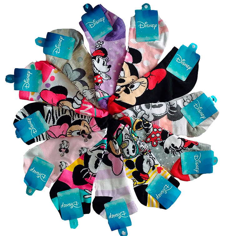 Tines De Minnie Y Mickey Mouse Disney Calidad Moda 10 Pares