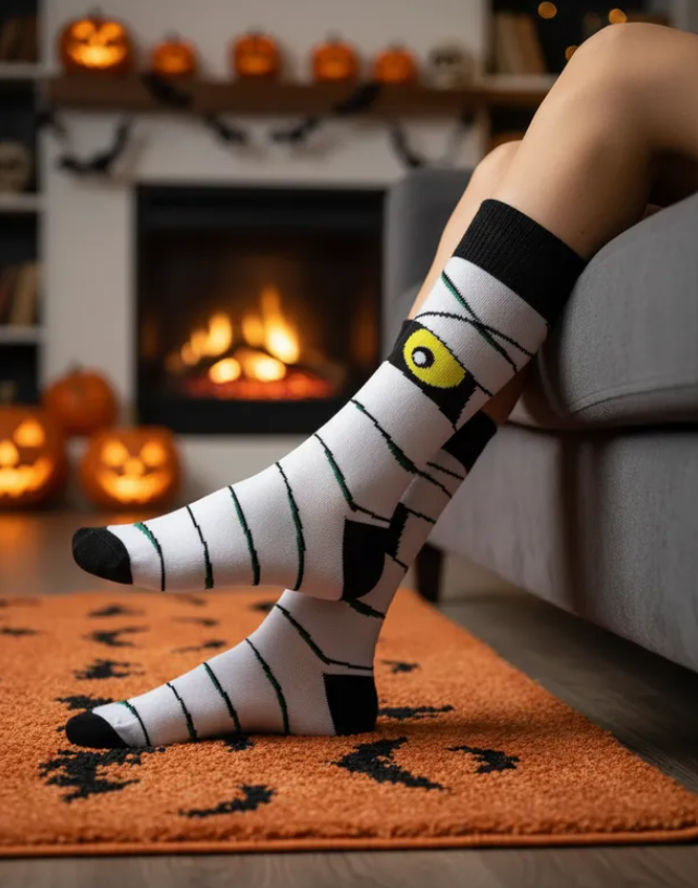 Calcetines Halloween "Momia"