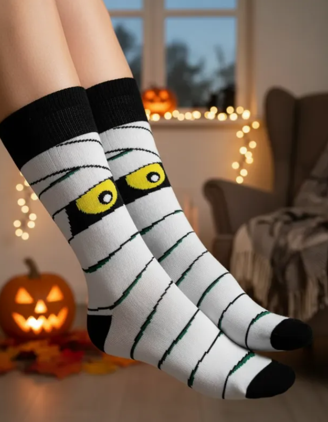 Calcetines Halloween "Momia"
