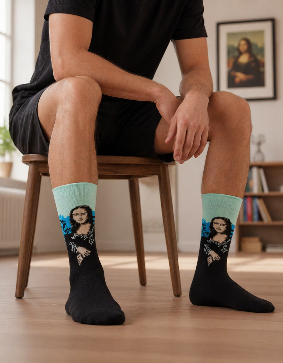 Calcetines Arte "La Monna Lisa"