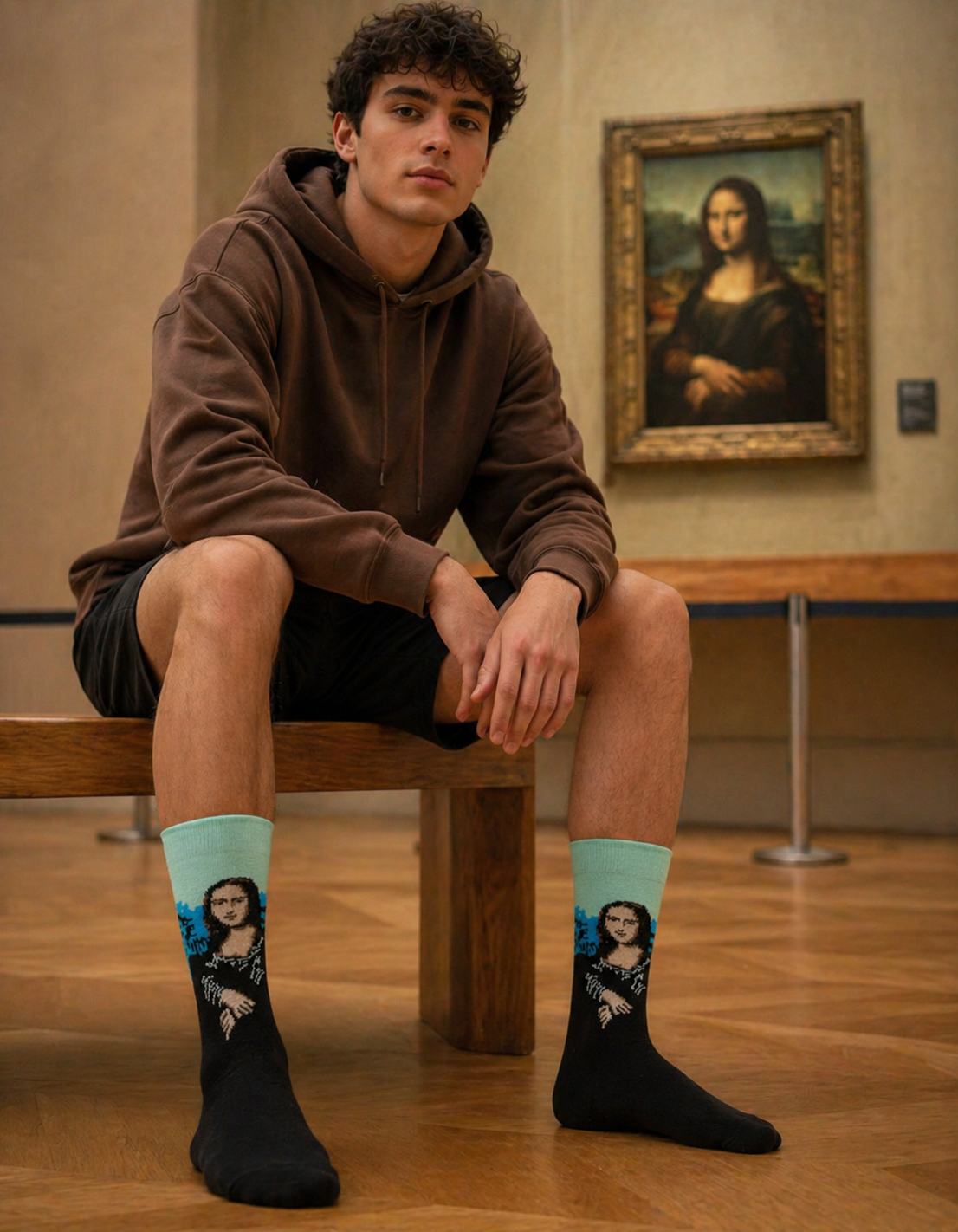 Calcetines Arte "La Monna Lisa"