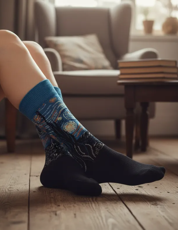 Calcetines Arte "La Noche Estrellada"