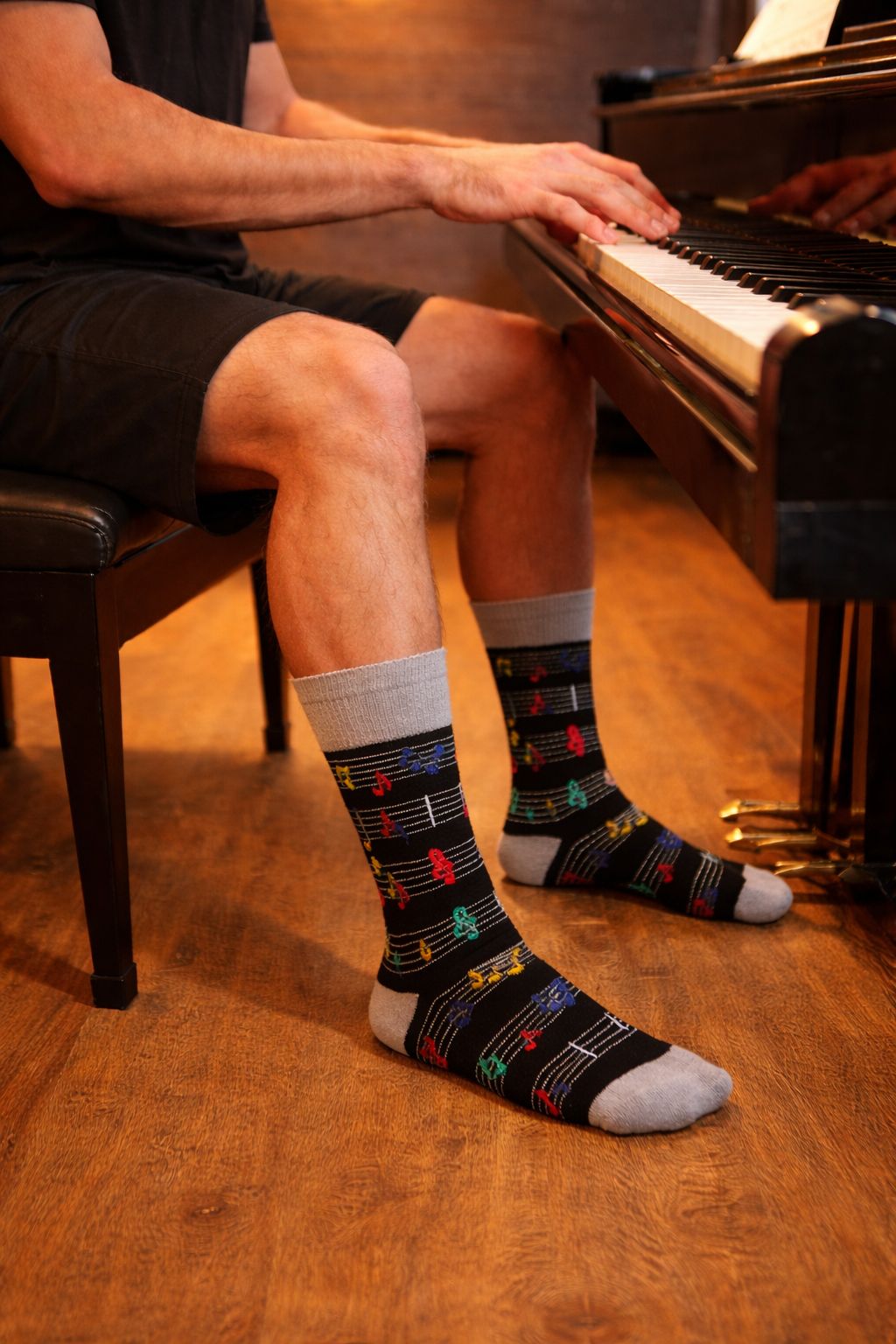 Calcetines Divertidos "Notas Musicales"