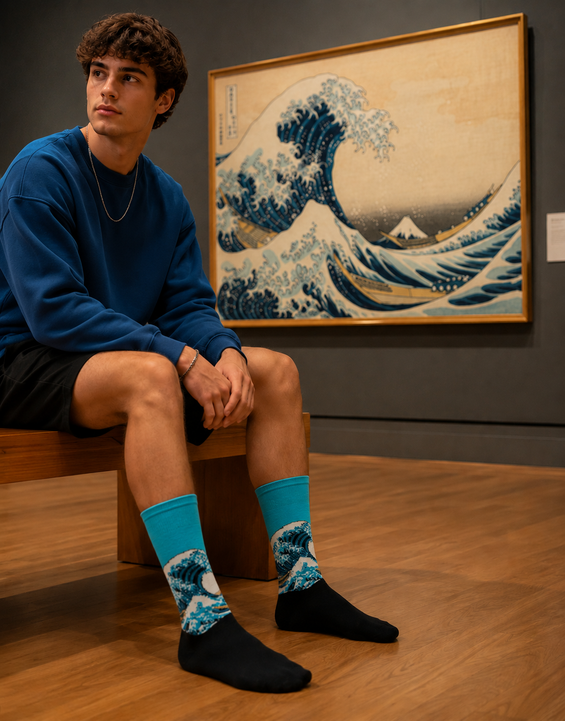 Calcetines Arte "La Gran Ola"