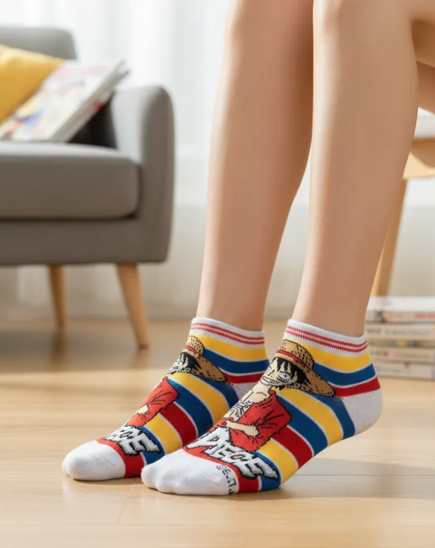 Tines De One Piece / Luffy Calidad Colores Moda 10 Pares