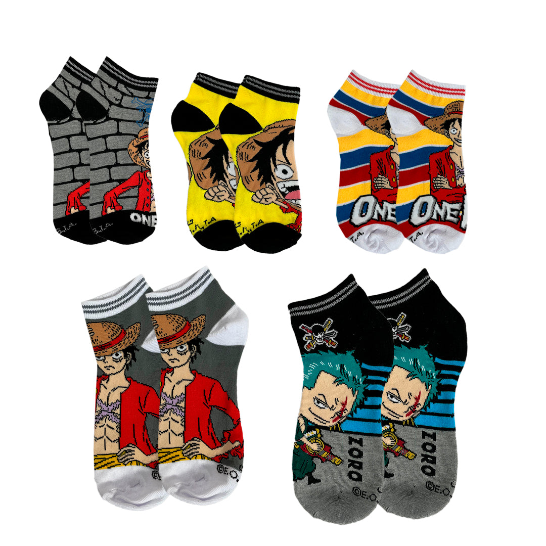 Tines De One Piece / Luffy Calidad Colores Moda 10 Pares