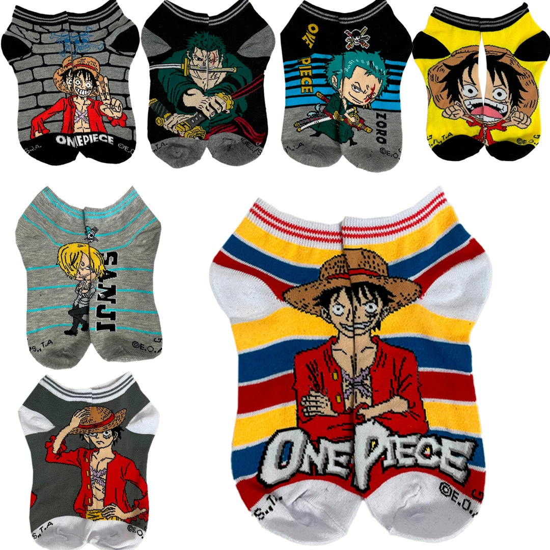 Tines De One Piece / Luffy Calidad Colores Moda 10 Pares