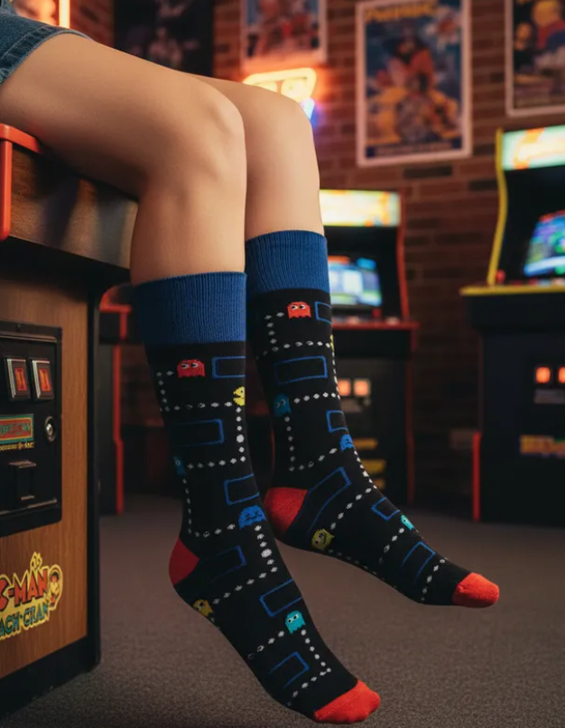 Calcetines Divertidos "Pantalla Pac-Man"