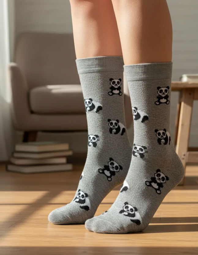 Calcetines Divertidos "Pandas"