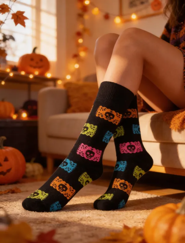 Calcetines Halloween "Papel Picado"