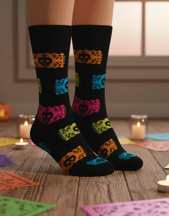 Calcetines Halloween "Papel Picado"