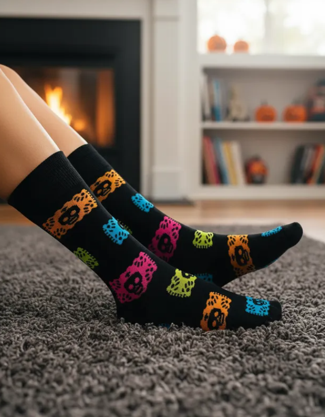Calcetines Halloween "Papel Picado"