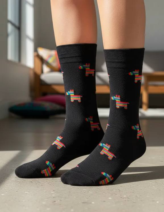 Calcetines Divertidos "Piñatas De Burritos"