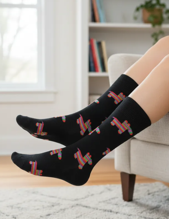 Calcetines Divertidos "Piñatas De Burritos"