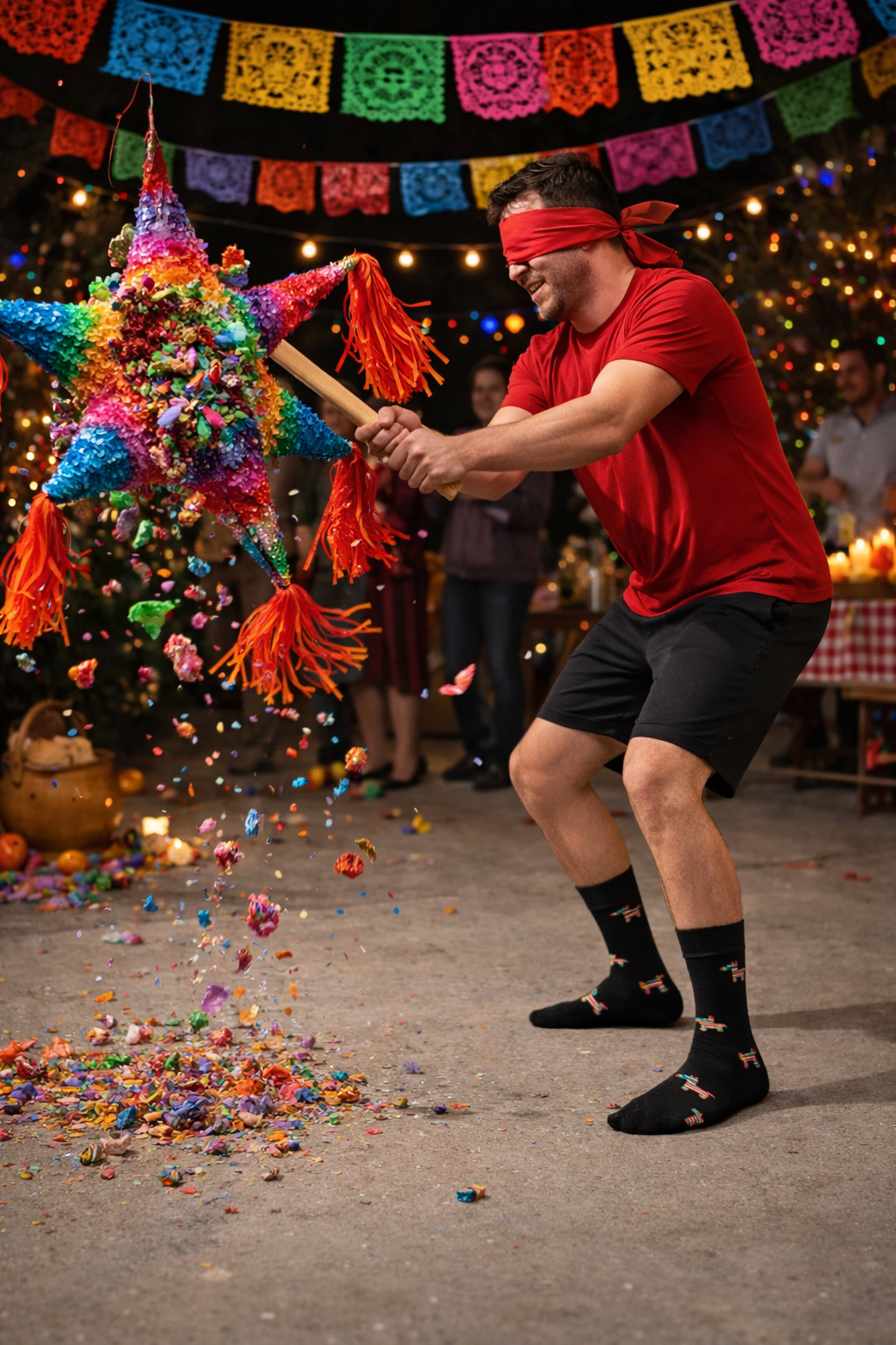 Calcetines Divertidos "Piñatas De Burritos"