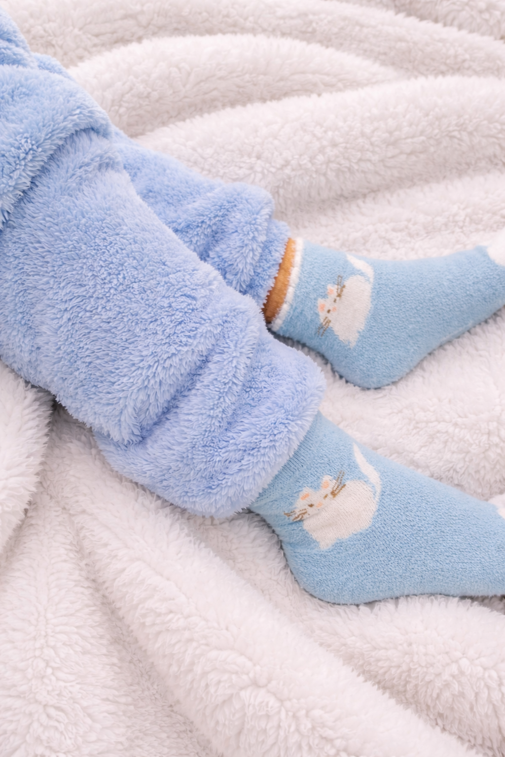 Calcetas Afelpadas Figuritas Térmicas Invierno 4 Pares