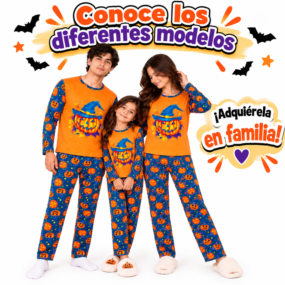 Pijama De Halloween/ Día De Muertos Hombre Térmica Moda Calabaza