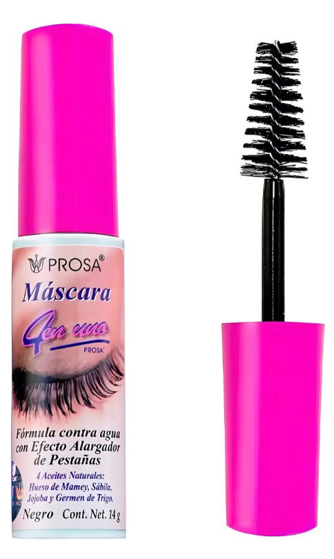 Prosa Máscara de Pestañas 4 en 1 Clásico Negro 14 g