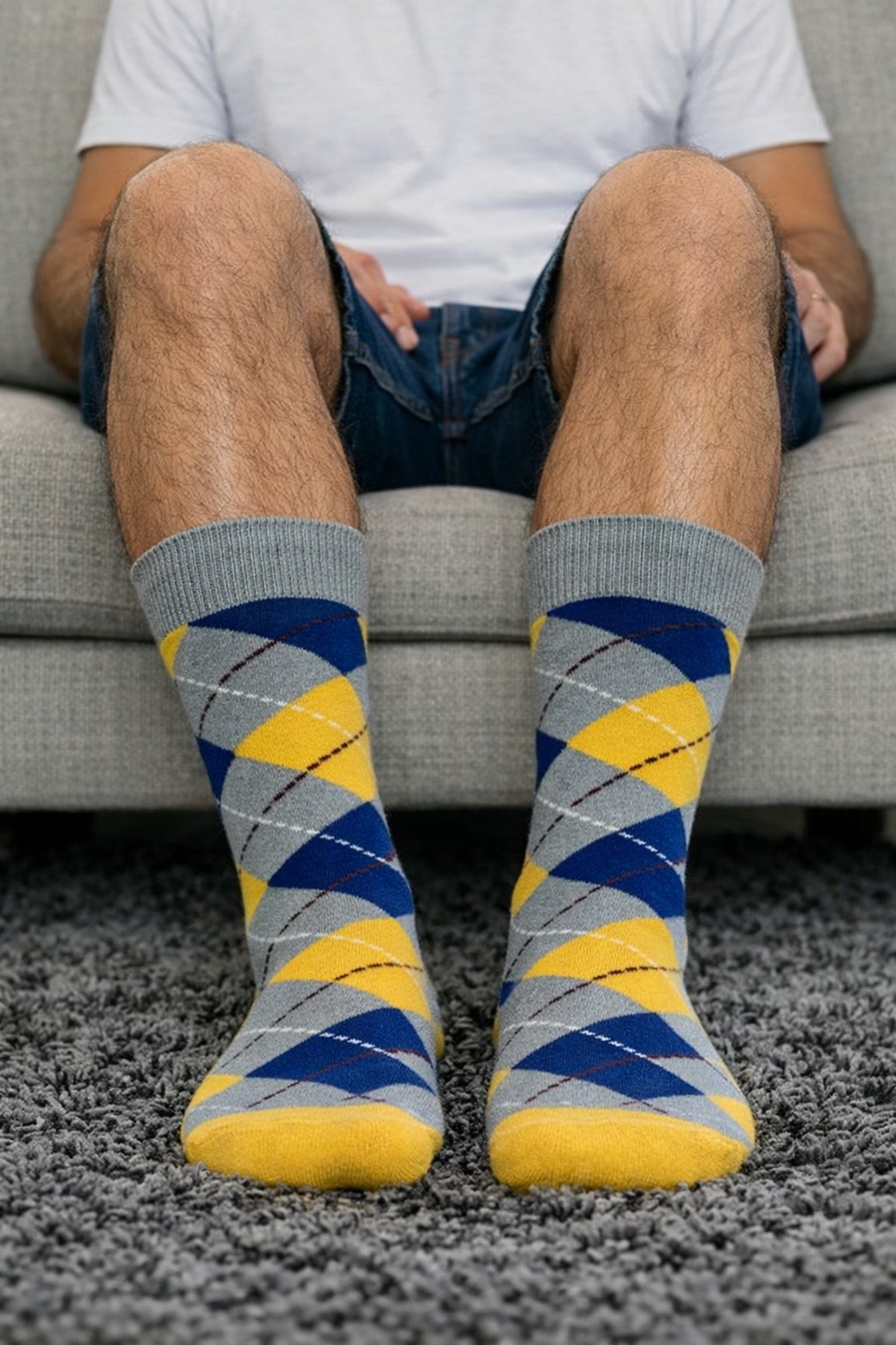 Calcetines "Rombos Amarillos"