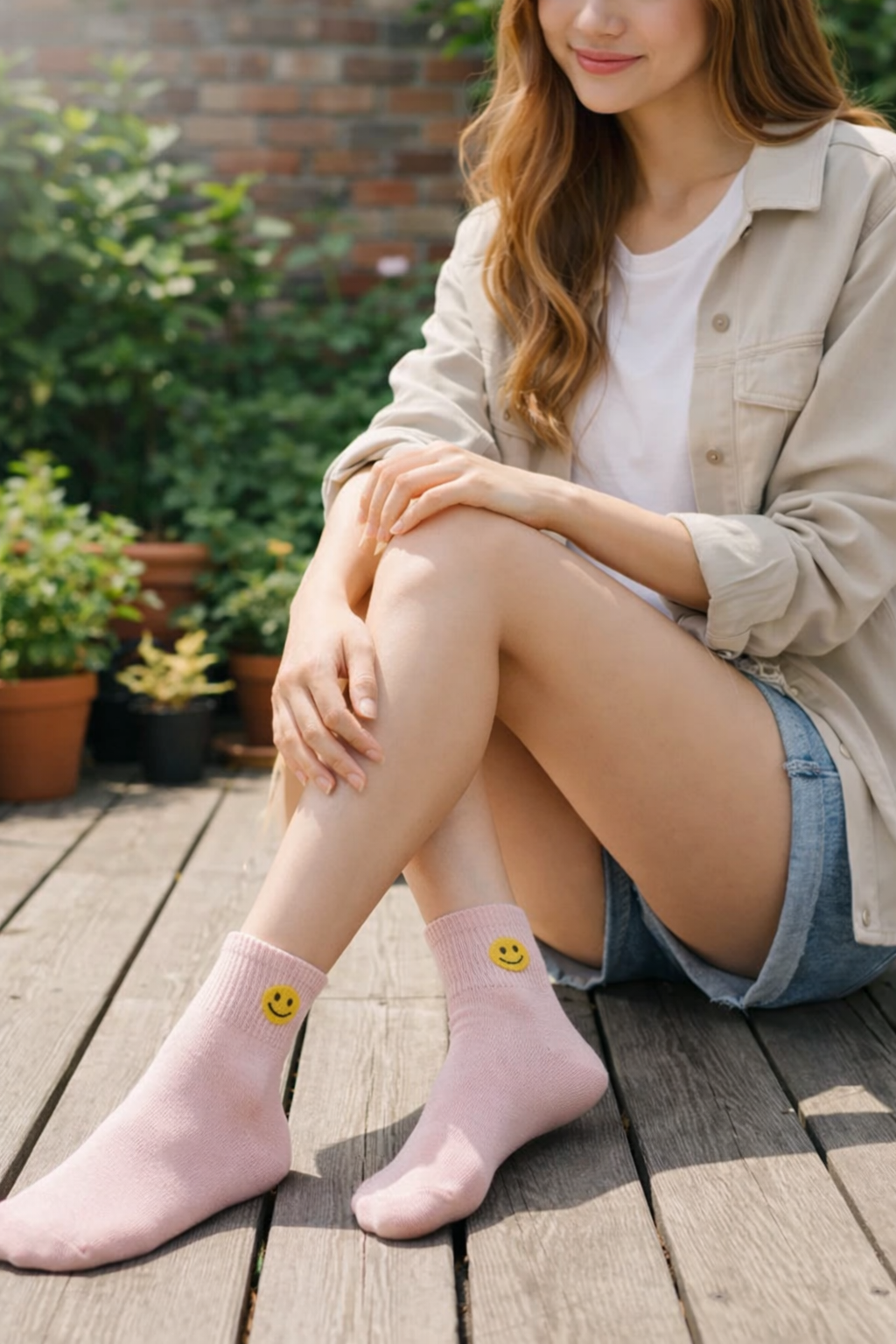 Calcetines Tobilleros Dama Estampado Shein Algodón 10 Pares