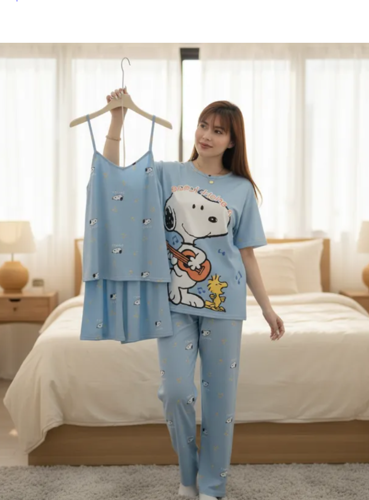 Pijama De "Snoopy Con Guitarra"
