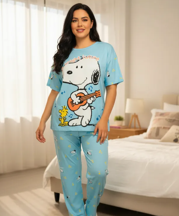 Pijama De "Snoopy Con Guitarra"