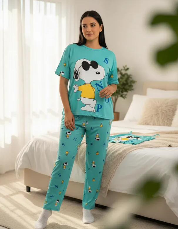 Pijama De "Snoopy Lentes"