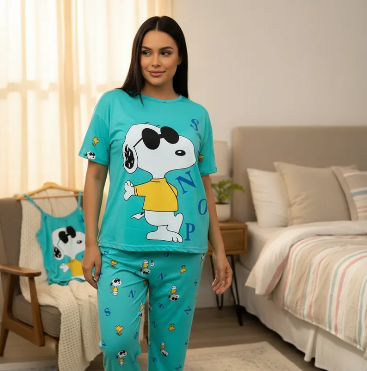 Pijama De "Snoopy Lentes"