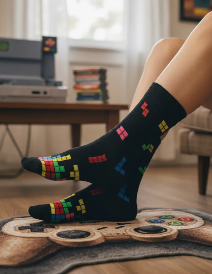 Calcetines Divertidos "Juego De Tetris"